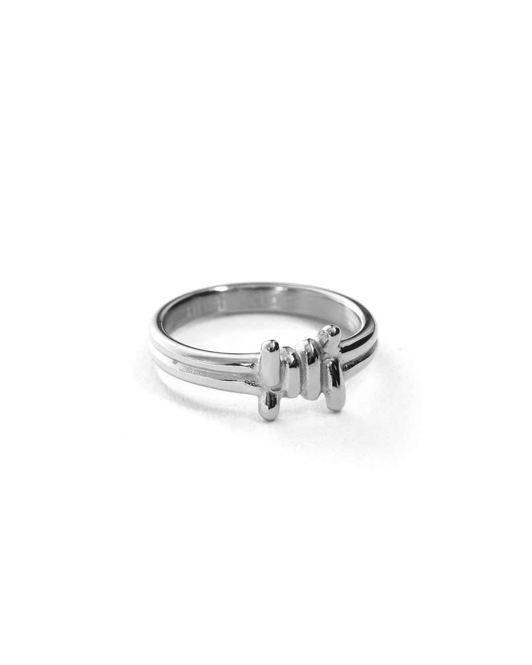 Product Image Barbed Wire Ring Silver