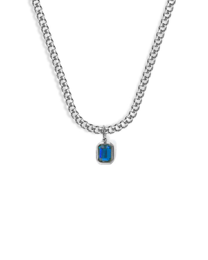 Collier Blue Ocean Gemstone