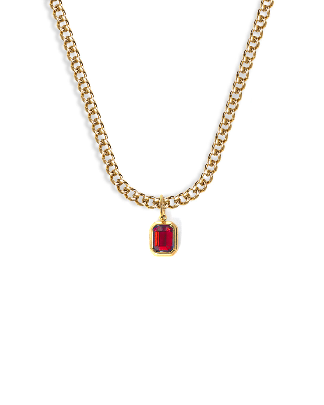 Collier Ruby Gemstone (Or)