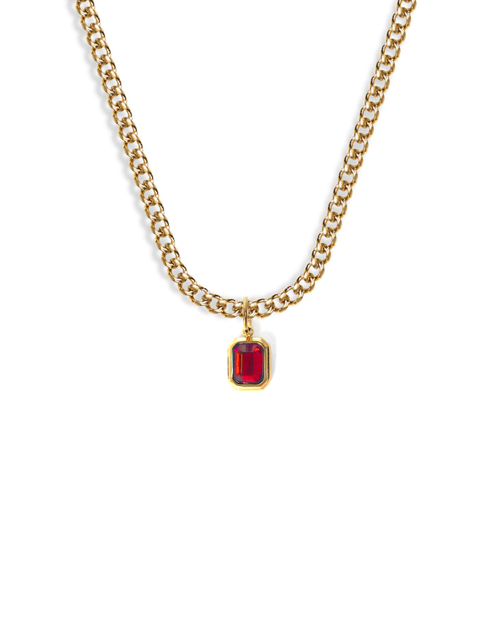 Collier Ruby Gemstone (Or)