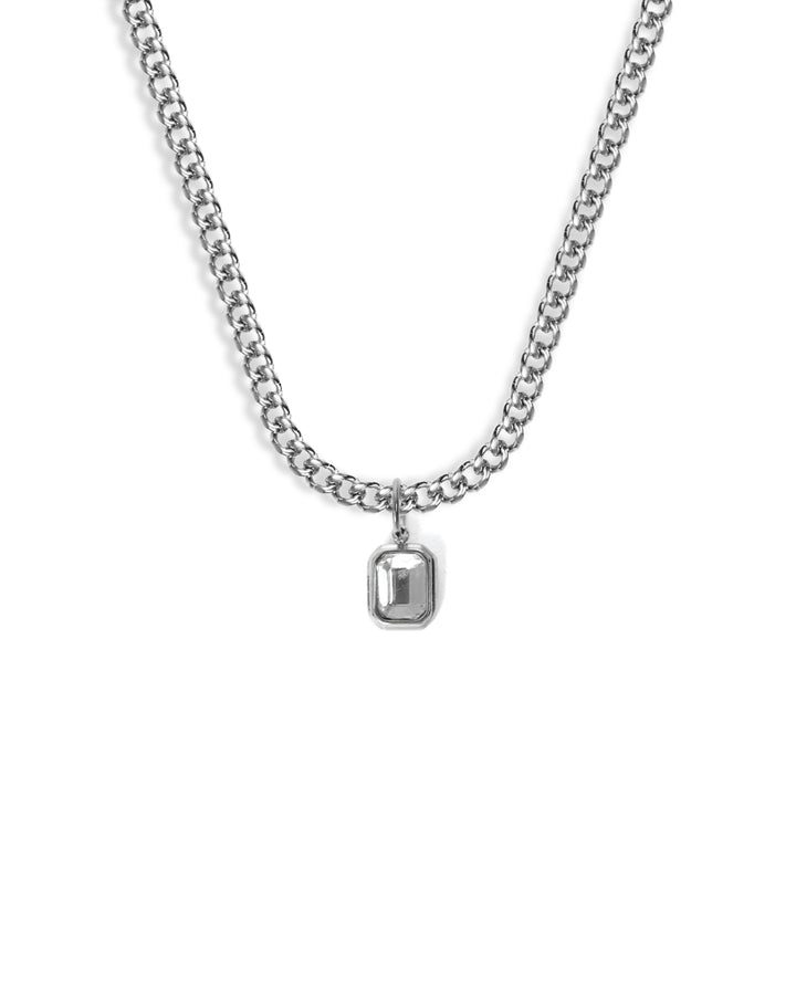 Collier Clear Gemstone