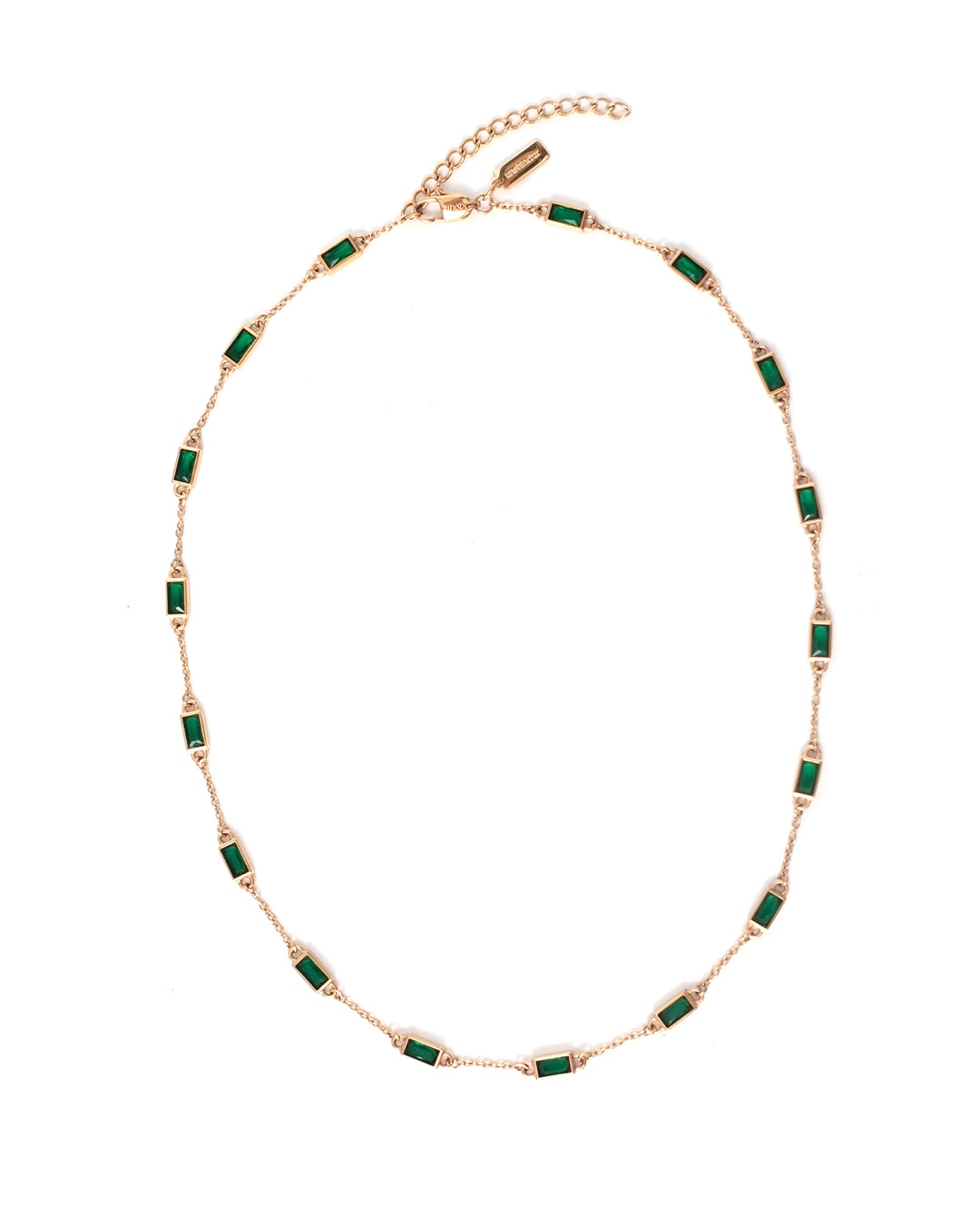 Gemstone Chain Green (Gold)