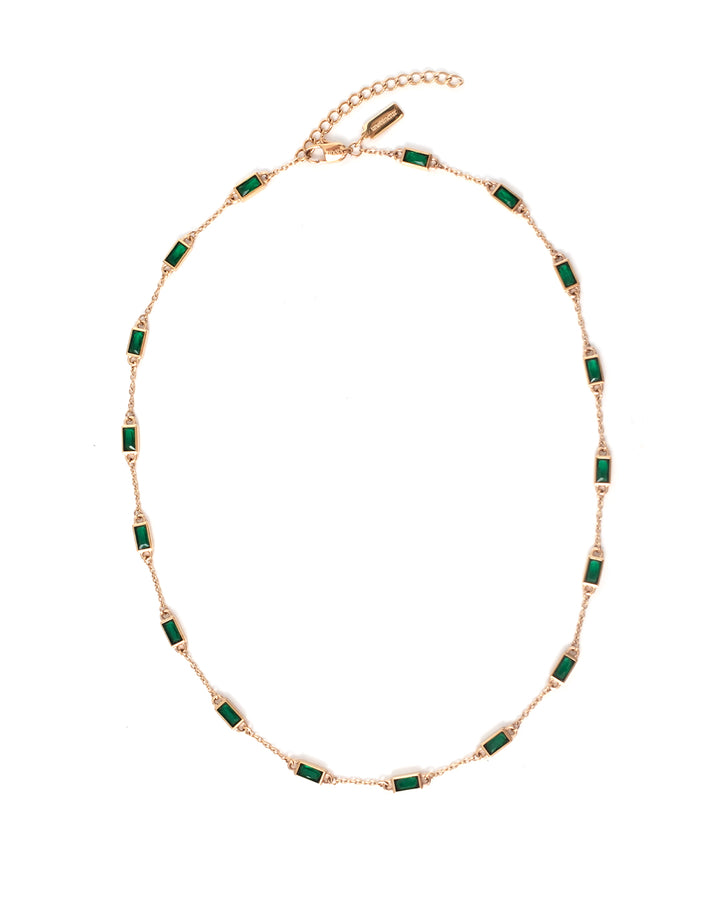 Gemstone Chain Green (Gold)