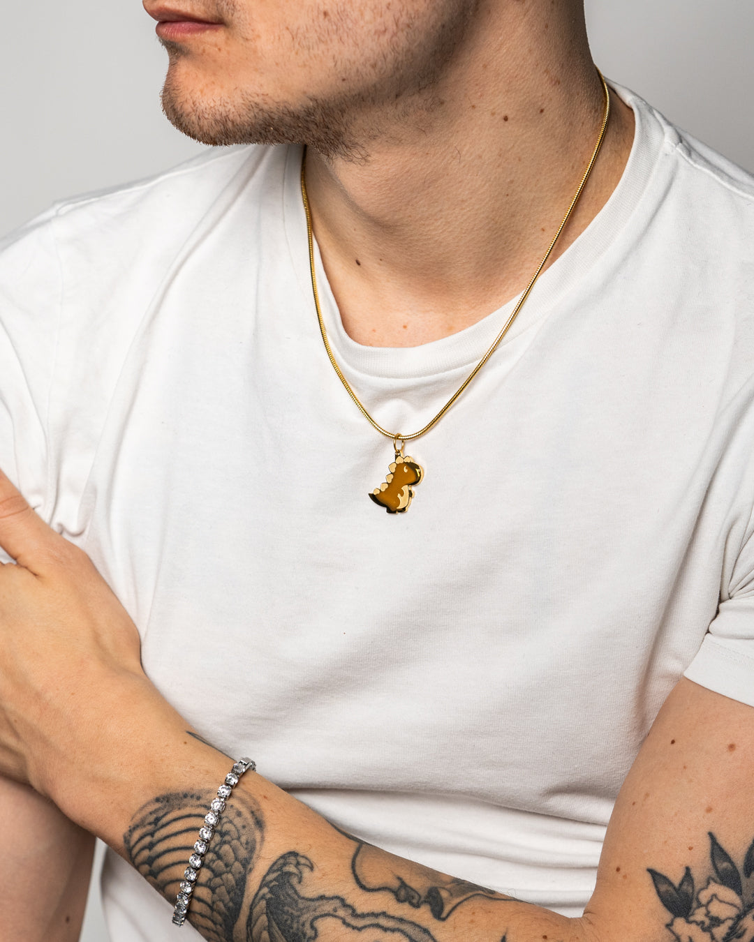 Collier Dinosaur (Or)