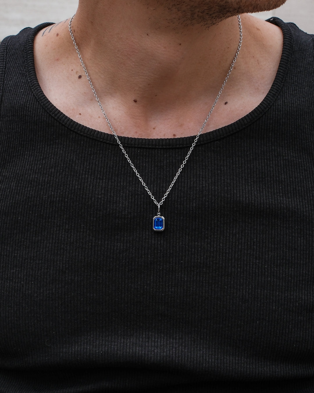 Collier Blue Ocean Gemstone