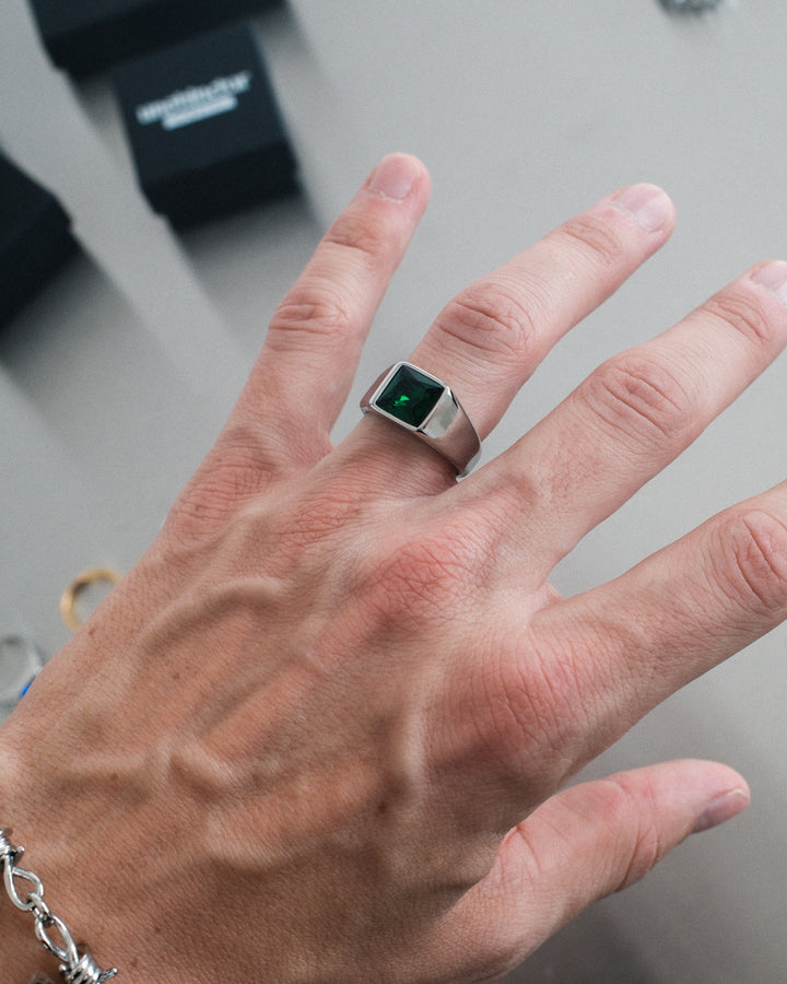Gemstone Ring Green