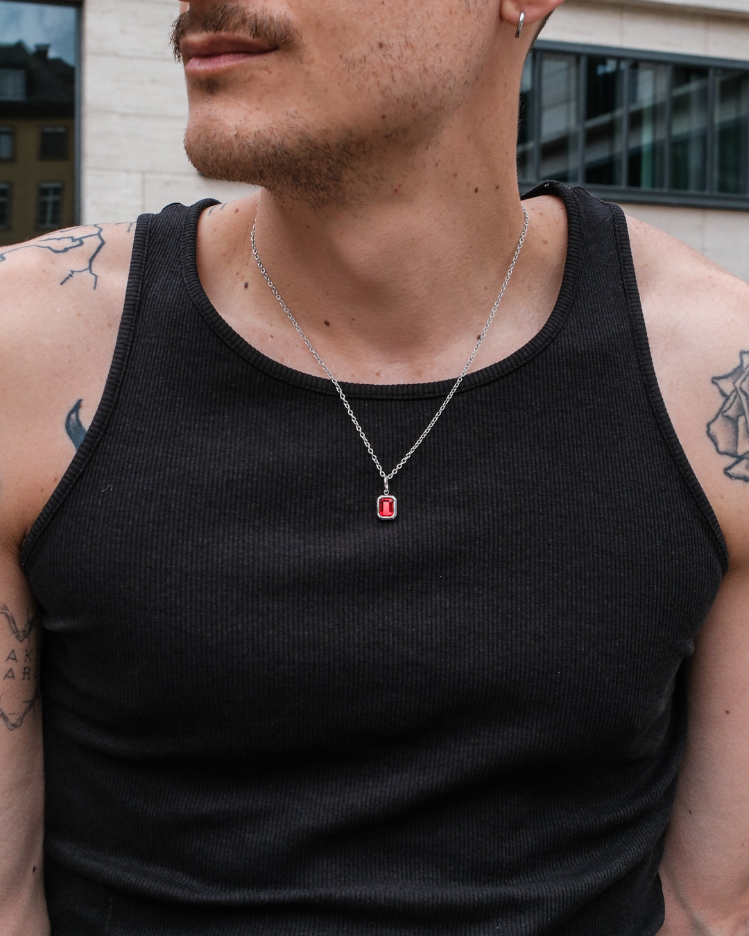 Collier Ruby Gemstone