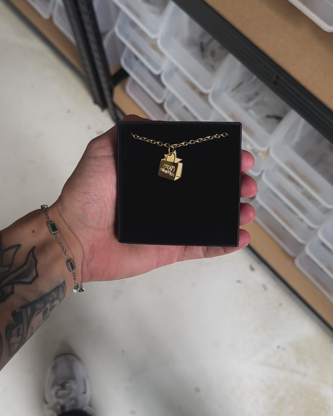 Star Shopping Kette (Gold)
