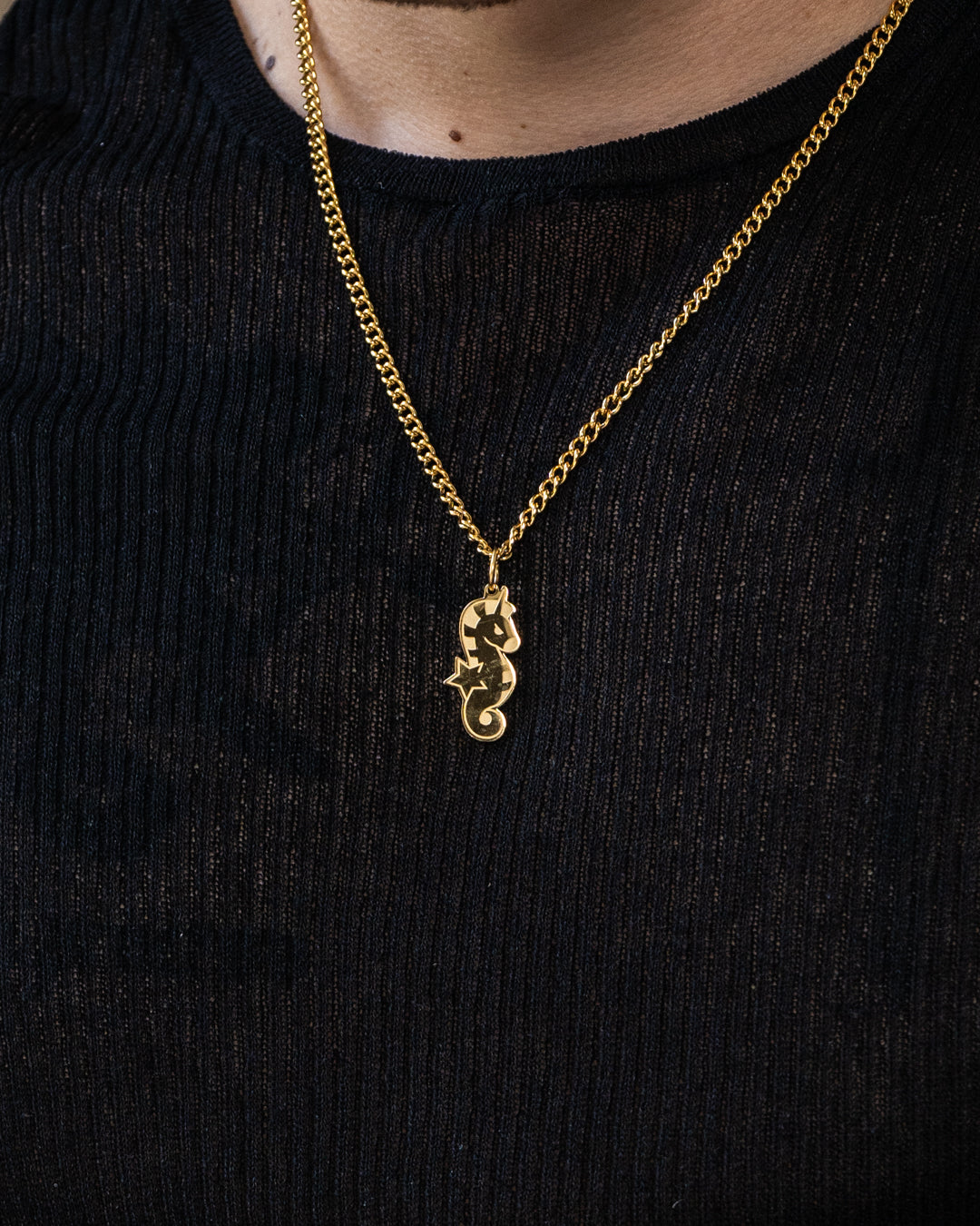 Collar Seahorse (Oro)