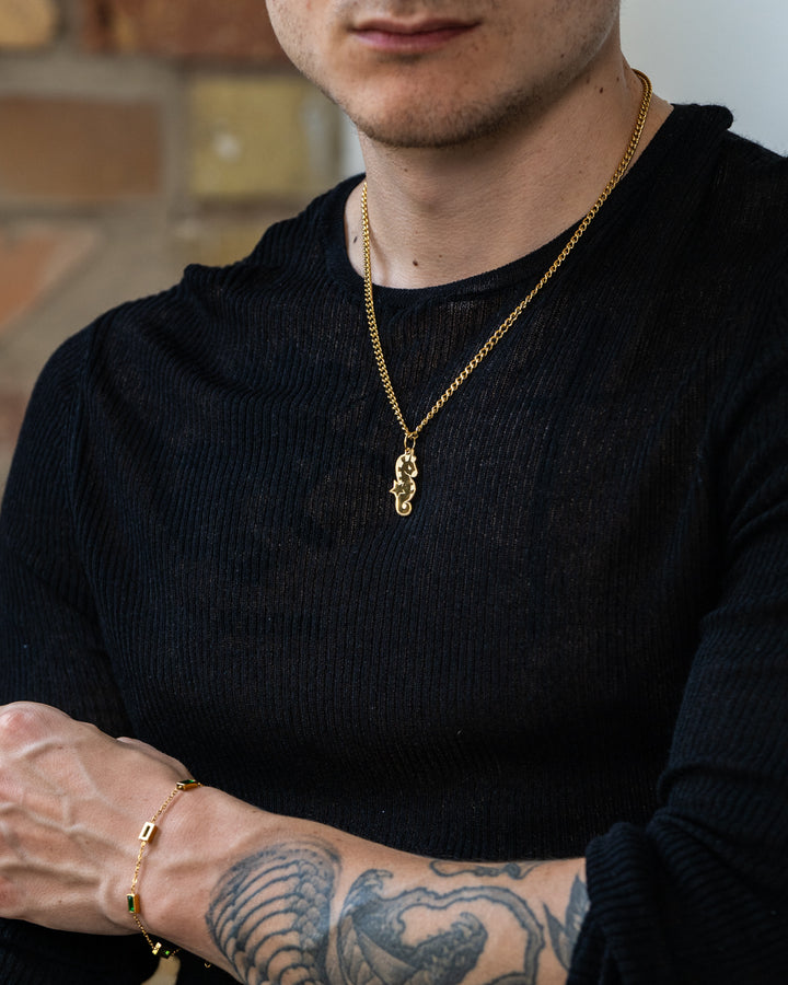 Collar Seahorse (Oro)