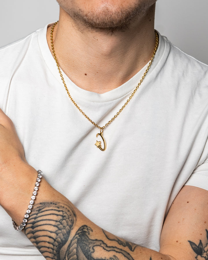 Shooting Star Necklace (Gold)