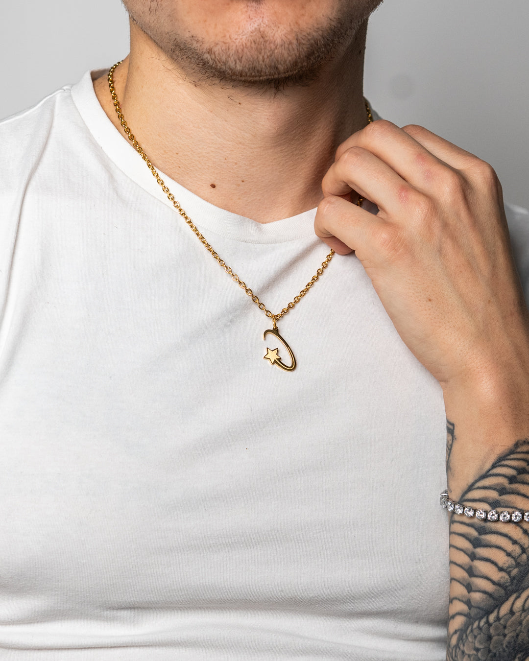 Shooting Star Necklace (Gold)