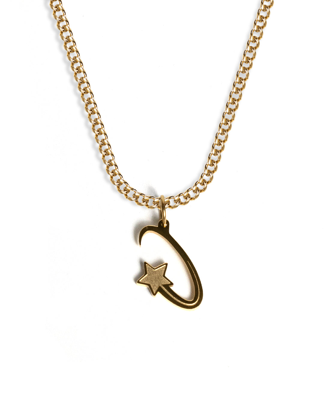 Shooting Star Necklace (Gold)