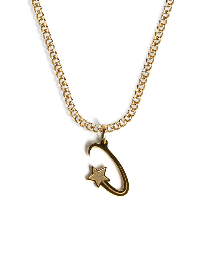 Shooting Star Necklace (Gold)