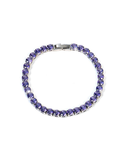 Tennis Bracelet Purple 5mm