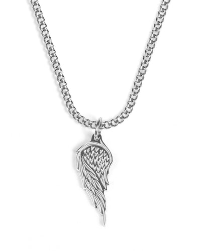 Wing Necklace (Silver)