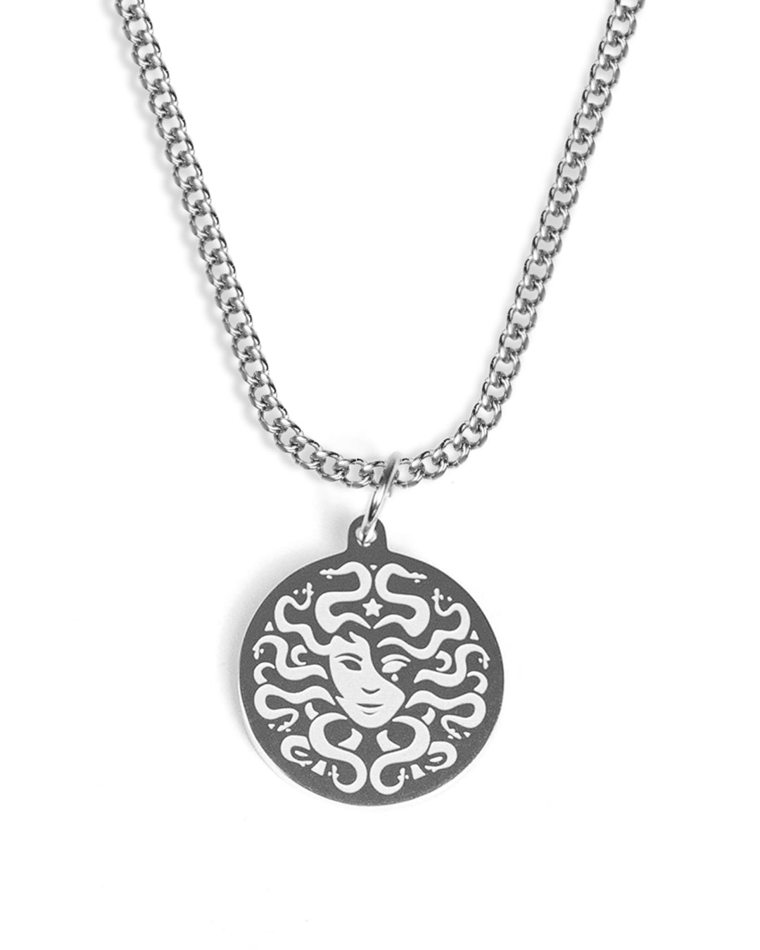 Medusa Necklace (Silver)