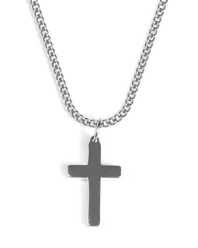 Cross Necklace (Silver)