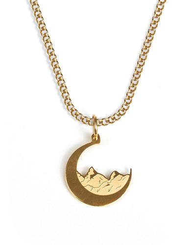Moon Necklace (Gold)