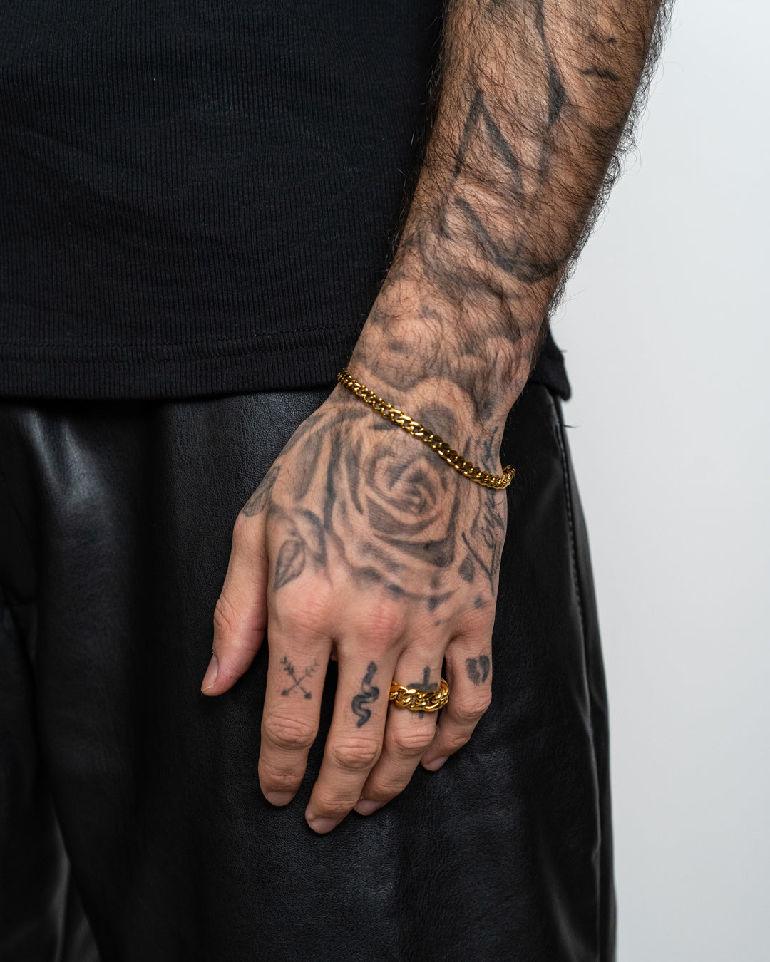 Pulsera Cuban 5mm (Oro)