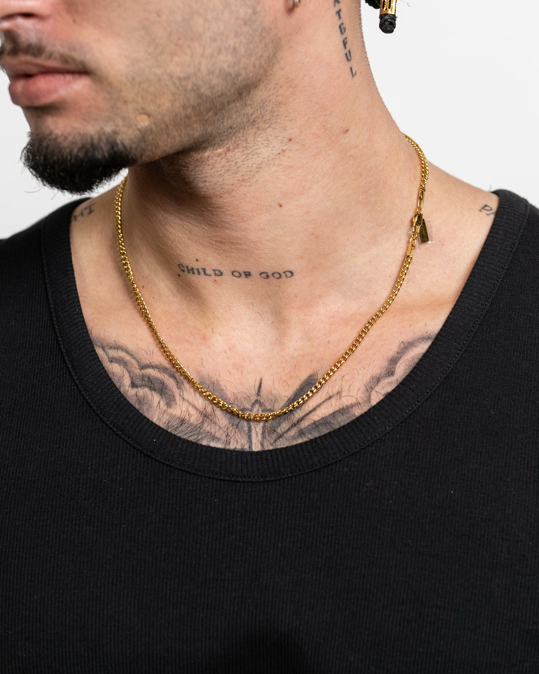 Curb Kette 3.5mm (Gold)