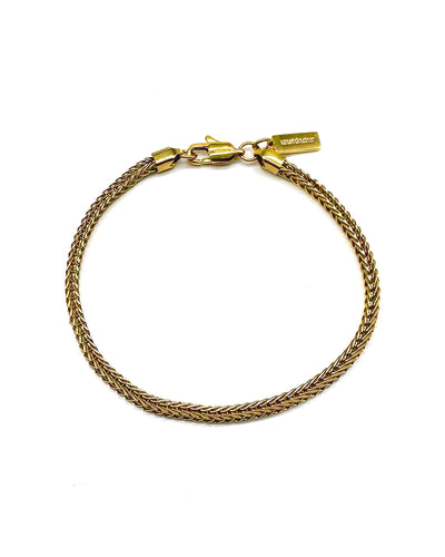 Foxtail Bracelet 3.5mm (Gold)