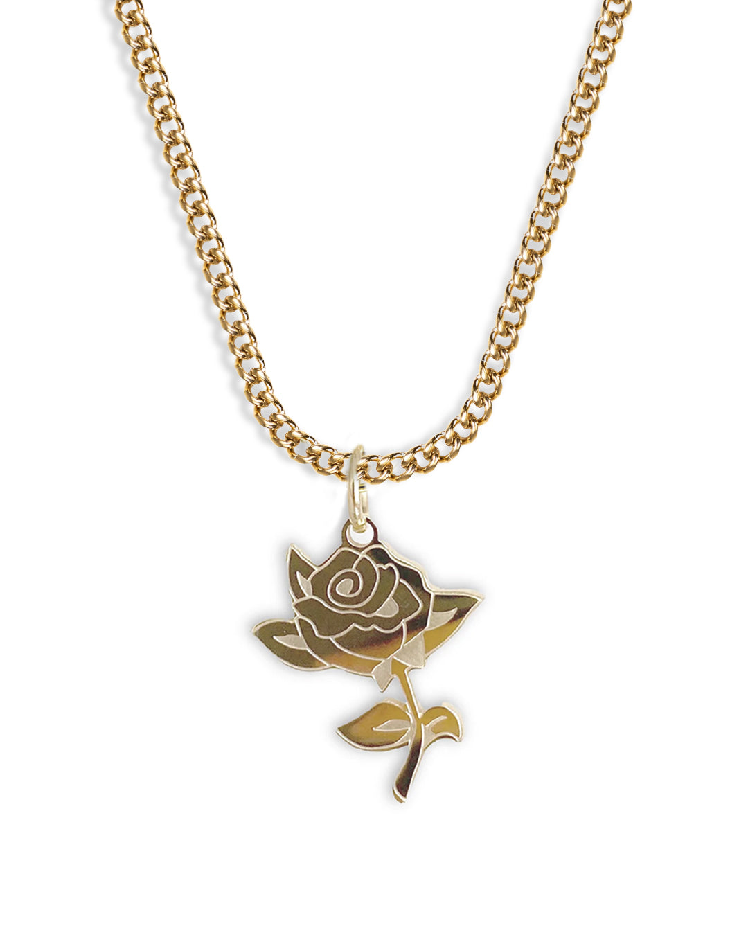 Rose Necklace (Gold)