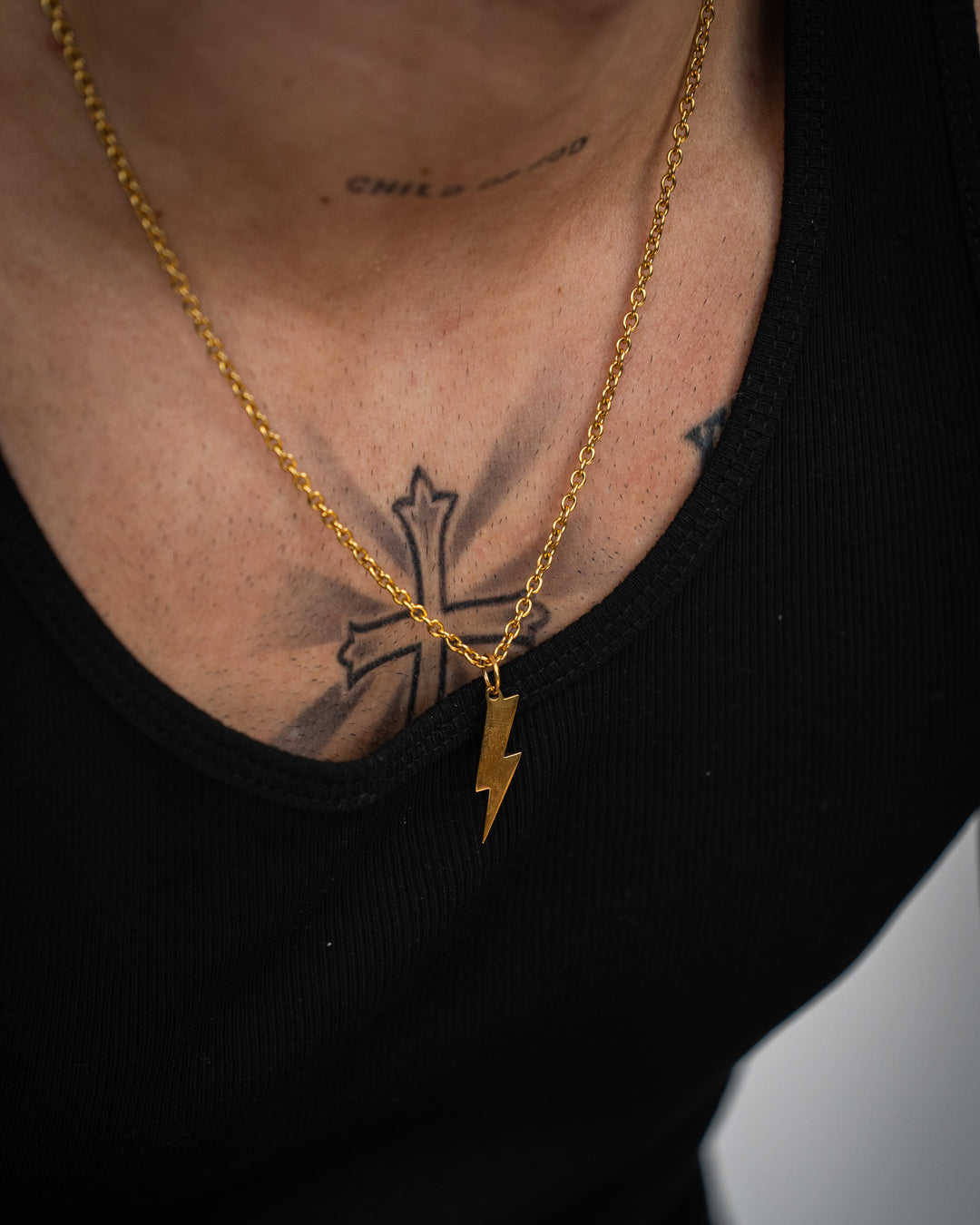 Collier Lightning Bolt (Or)