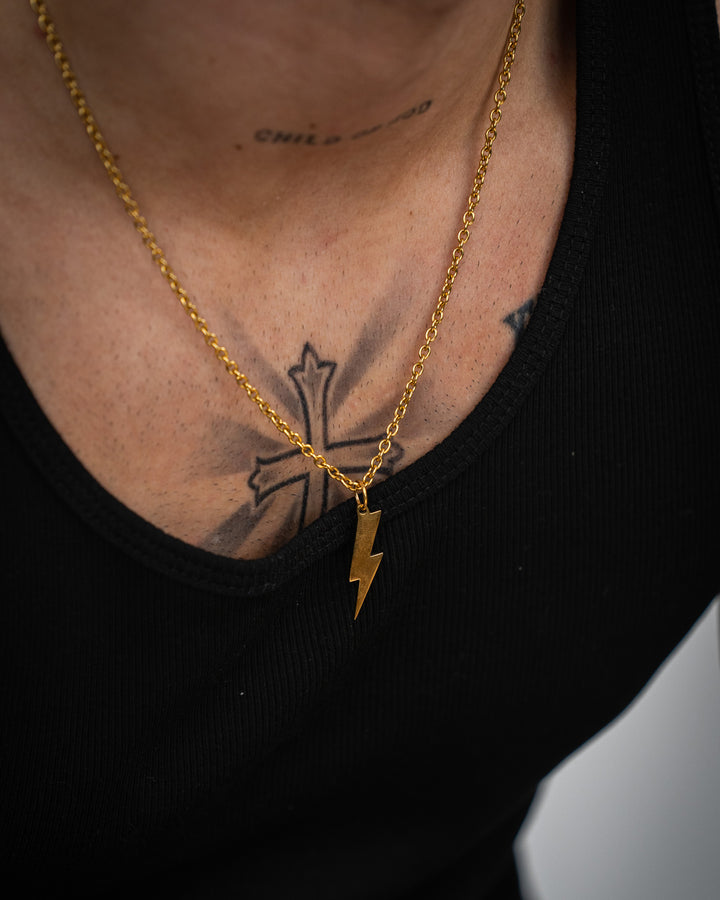 Collier Lightning Bolt (Or)