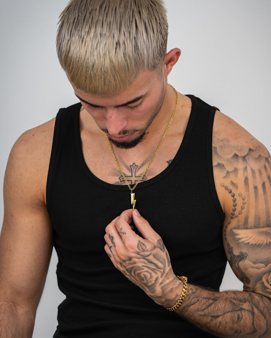 Collier Lightning Bolt (Or)