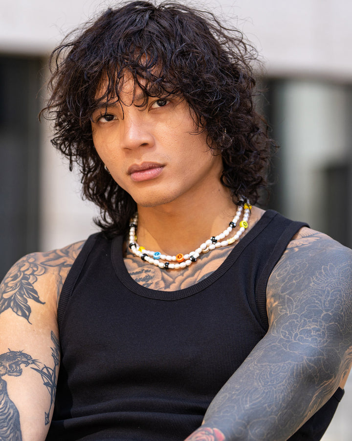 Pearl-Smiley Chain (Colored)