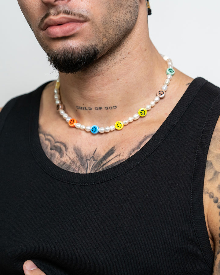 Pearl-Smiley Chain (Colored)