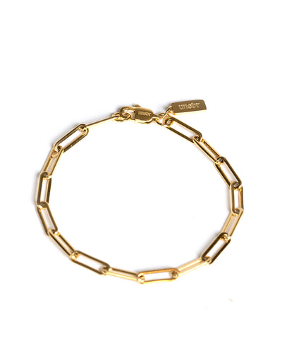 Square Link Bracelet (Gold)