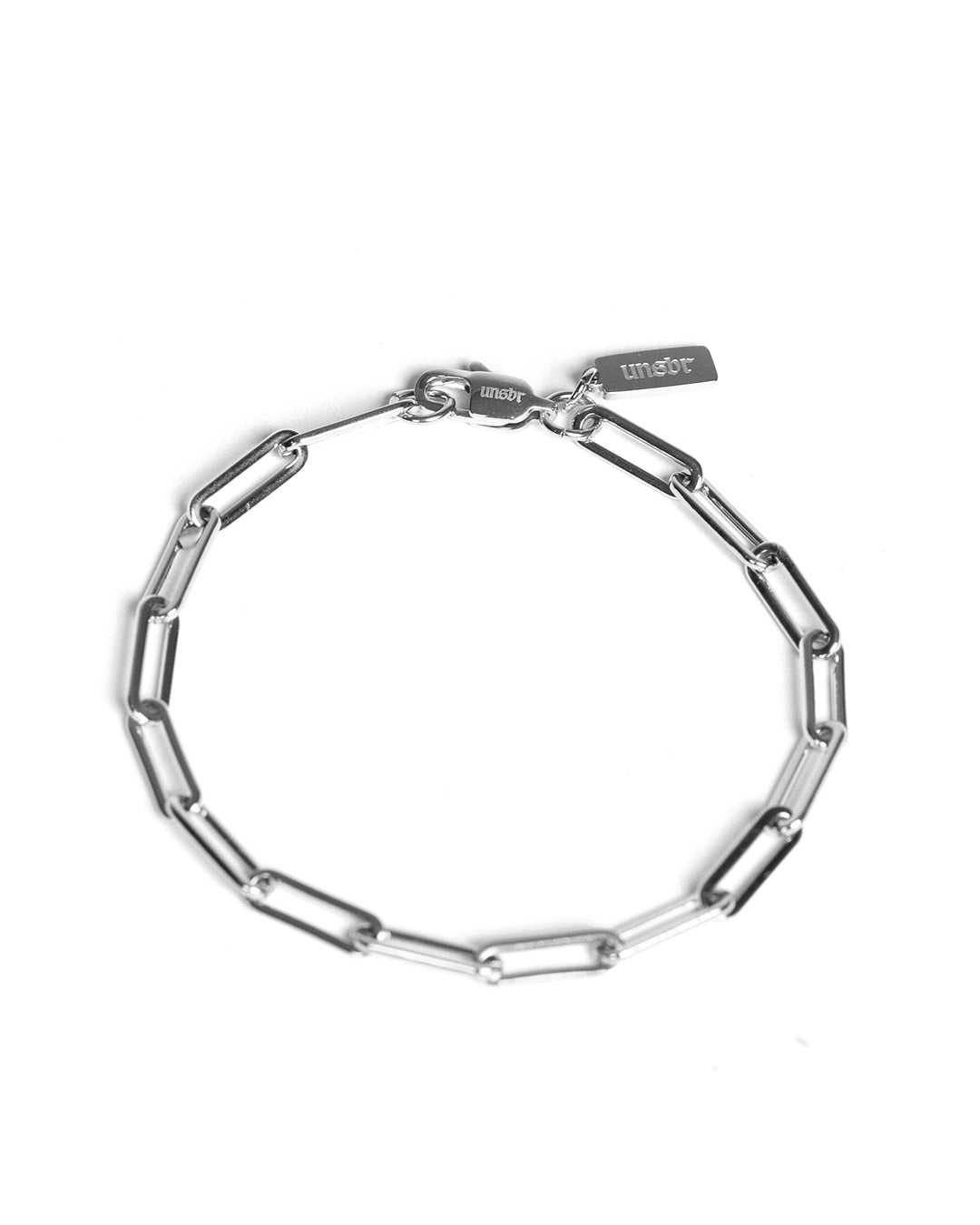 Square Link Bracelet (Silver)