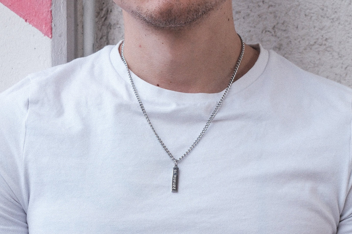 Personalized Jewelry for Men: 3 Engraved Necklace Ideas