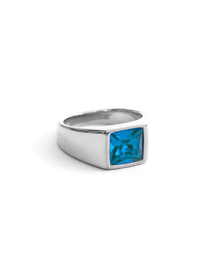Gemstone Ring Blue Ocean