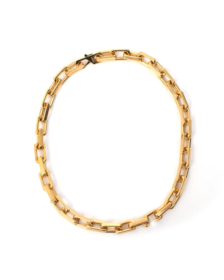 Square Choker Chain (Gold)