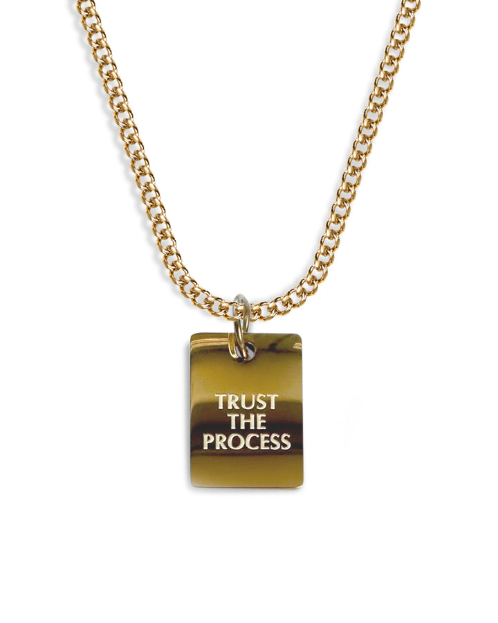 Trust the process Kette (Gold)