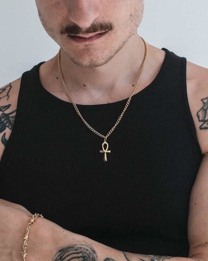 Ankh Necklace (Gold)