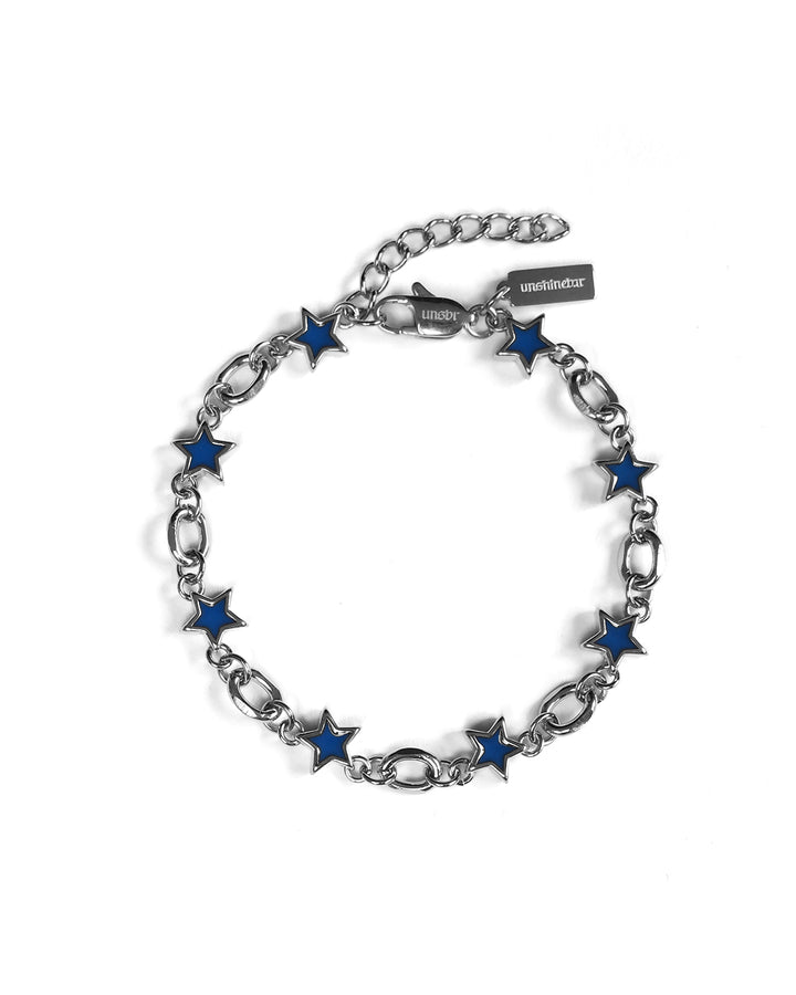 Midnight Blue Star Bracelet (Silver)