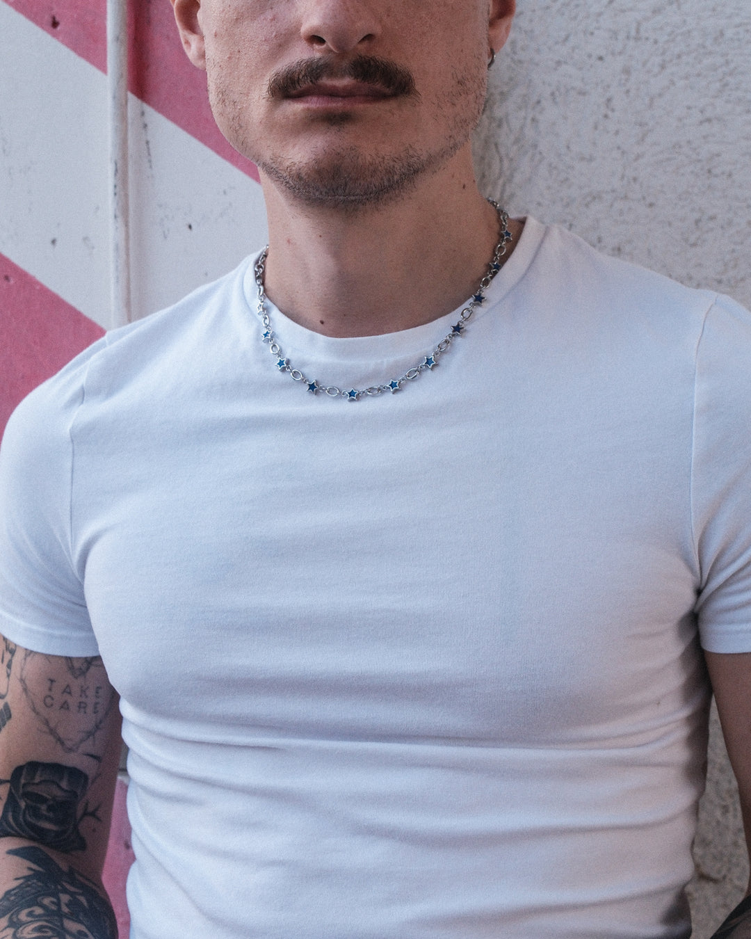 Midnight Blue Star Chain (Silver)