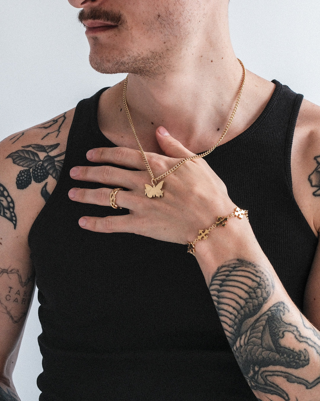 Schmetterling Kette (Gold)