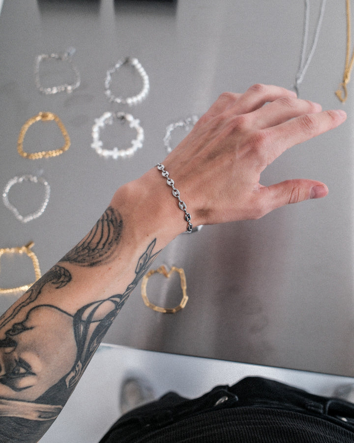 Coffee Bean Armband 5mm