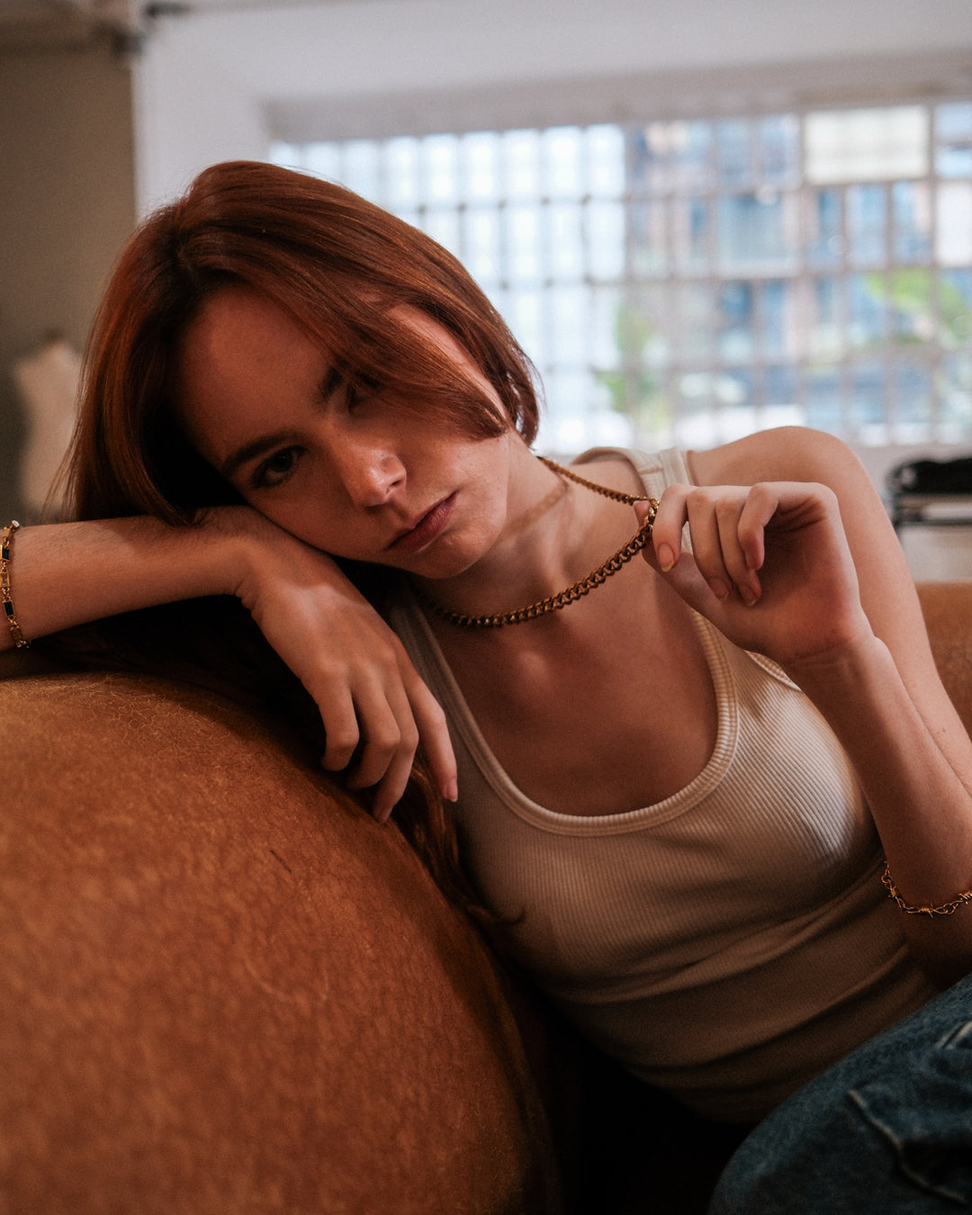 Cuban Chaîne 8mm (Or)