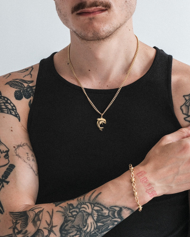 Delfin Kette (Gold)