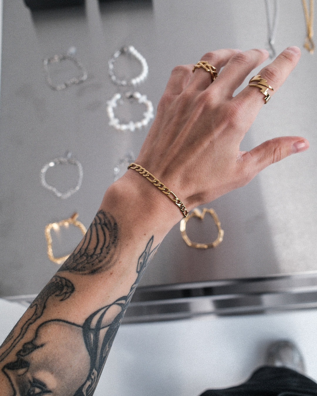 Pulsera Figaro 5mm (Oro)