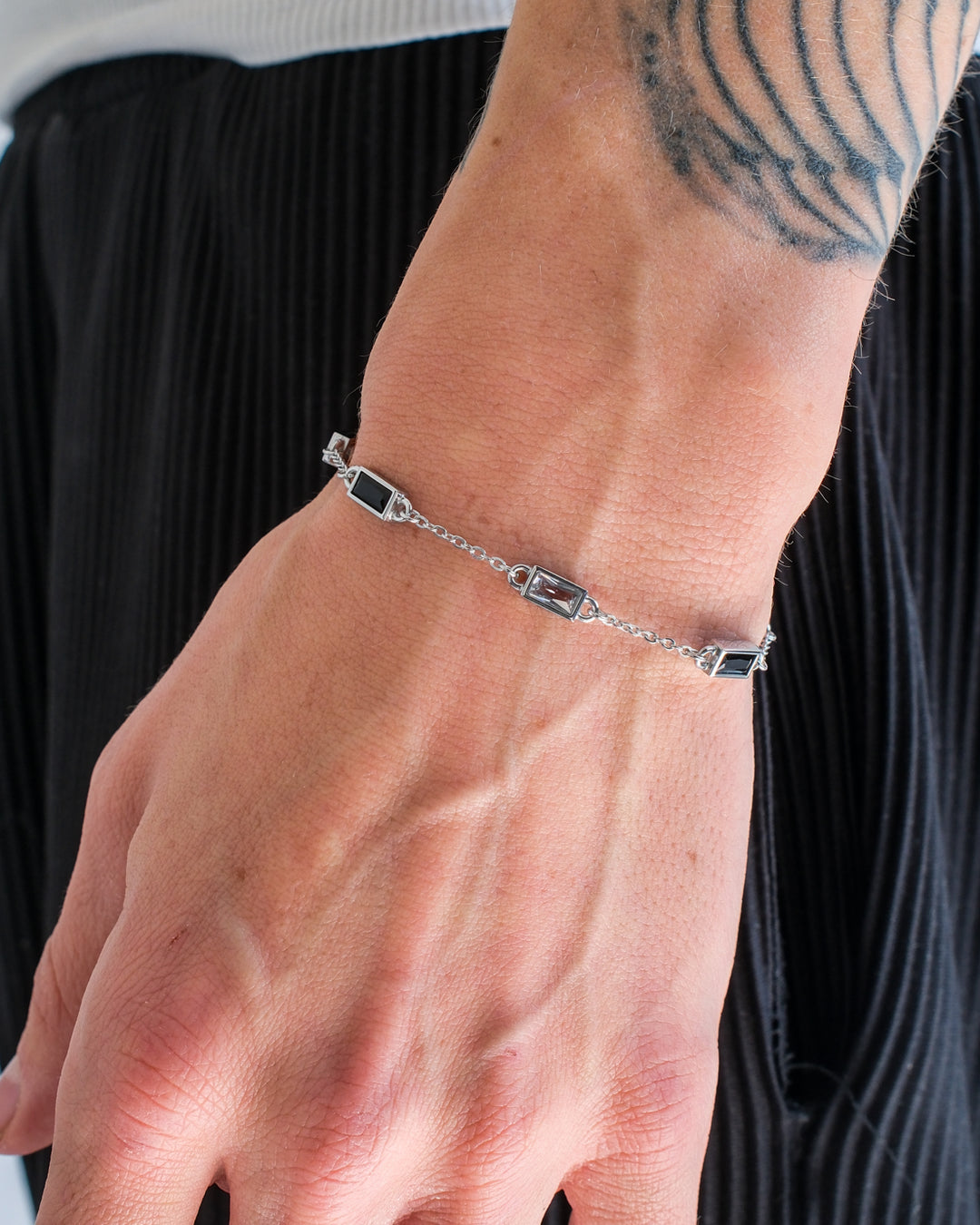 Pulsera Gemstone Negra