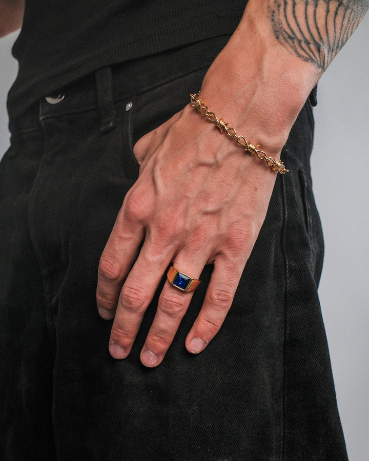 Gemstone Ring Blue Ocean