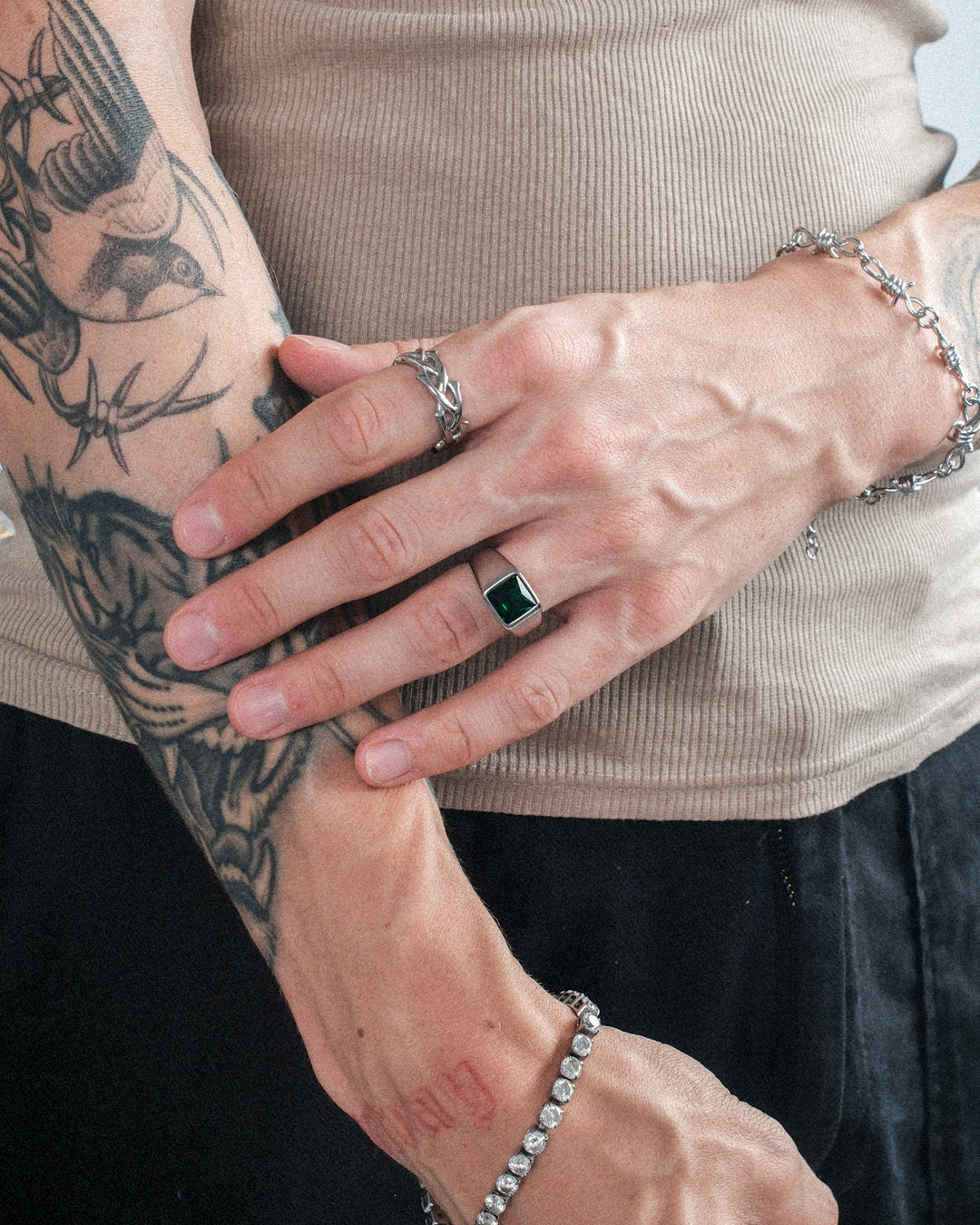 Gemstone Ring Grün