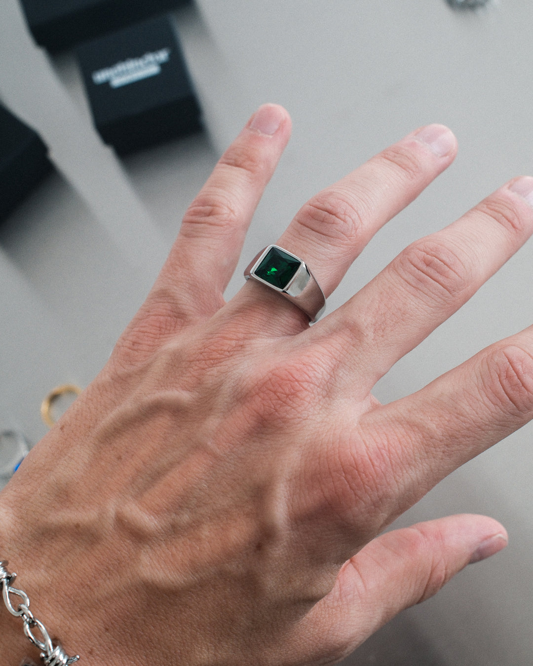 Gemstone Ring Grün